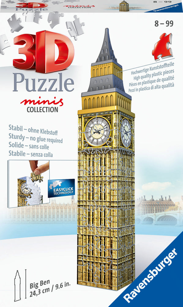 Puzzle: 3D Puzzle - Mini Big Ben (ONLINE ORDER ONLY)