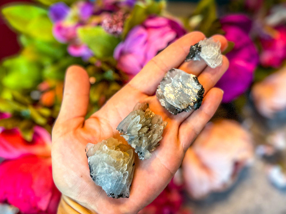 Raw Blue Barite Crystal Specimens (ONLINE ORDER ONLY)