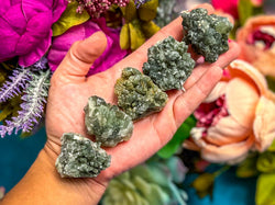 Raw Dark Green Prehnite Specimens (ONLINE ORDER ONLY)
