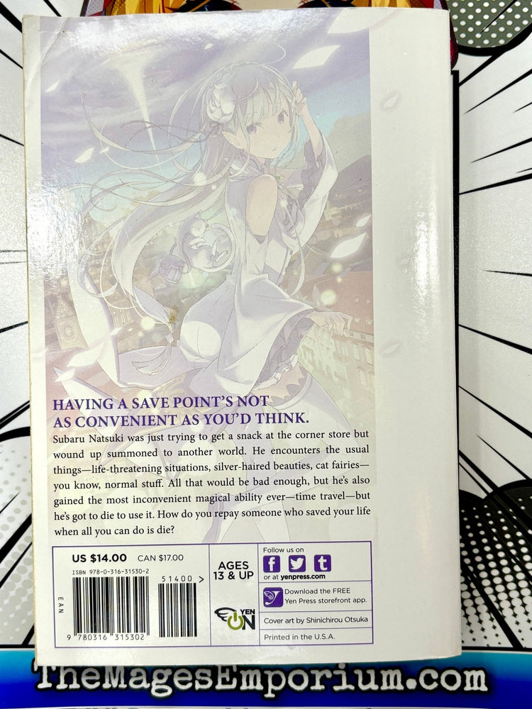 Re: Zero Starting Life in Another World Vol 1 Light Novel (Online Order Only)