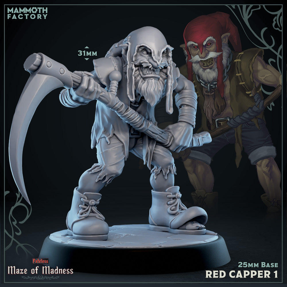 Red Capper 1 (Creepy Gnome) (Online Order Only)