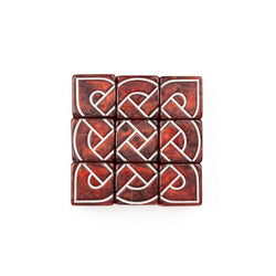 9 Crossed Knot Dice (Red or Sand) (ONLINE ORDER ONLY)