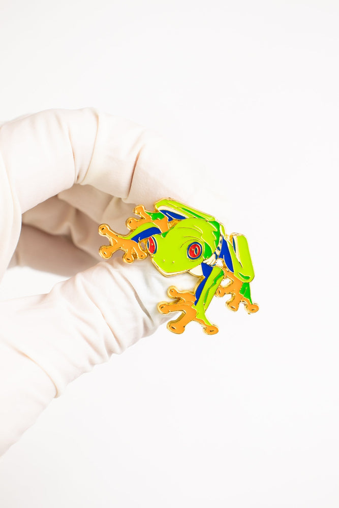 Red-Eyed Tree Frog Enamel Pin (Agalychnis callidryas) (ONLINE ORDER ONLY)