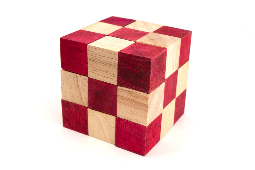 Red Snake Cube Puzzle (Online Order Only)