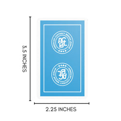 Jumbo Index  6 Boxed Double Decks - New ACBL Logo - Traditional Coated ACBL Bridge Playing Cards (ONLINE ORDER ONLY)
