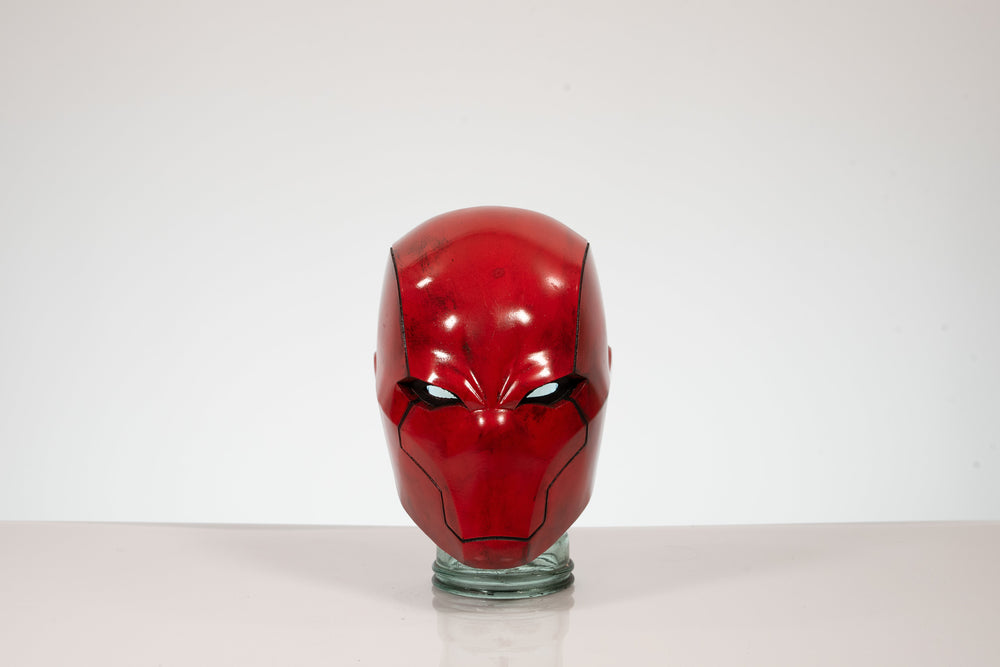 Red Vigilante Helmet - Wearable Costume Cowl Mask Helm (ONLINE ORDER ONLY)