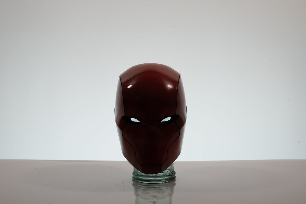 Red Vigilante Helmet - Wearable Costume Cowl Mask Helm (ONLINE ORDER ONLY)