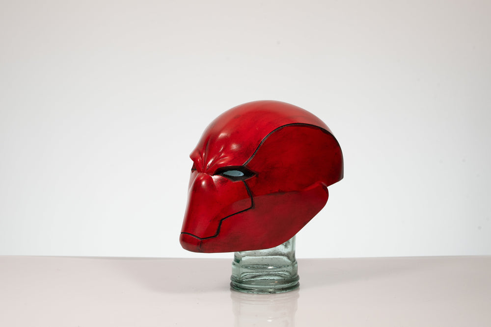 Red Vigilante Helmet - Wearable Costume Cowl Mask Helm (ONLINE ORDER ONLY)