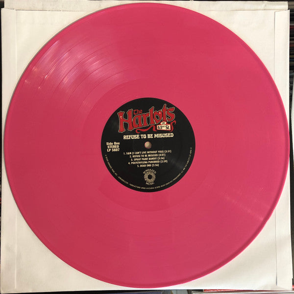 The Harlots Of 42nd Street - Refuse To Be Misused (Pink) [Vinyl] (ONLINE ORDER ONLY)