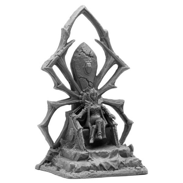 Bones Black: Dark Elf Queen on Throne (ONLINE ORDER ONLY)