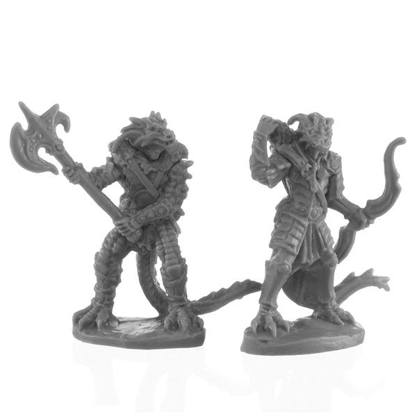 Bones Black: Dragonfolk Fighter and Ranger (ONLINE ORDER ONLY)