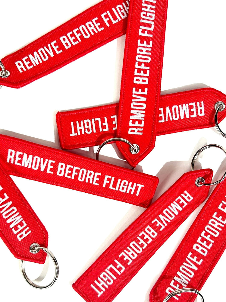 Remove Before Flight Tag Keychain (ONLINE ORDER ONLY)