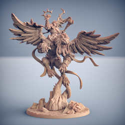 3D Printed Artisan Guild Proudmane Winged Lion The Requien Brotherhood 28mm 32mm (Online Only)