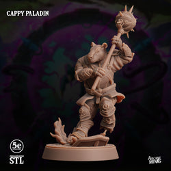 3D Printed Sordane Publishing Cappy Paladin 28 32mm D&D (Online Only)