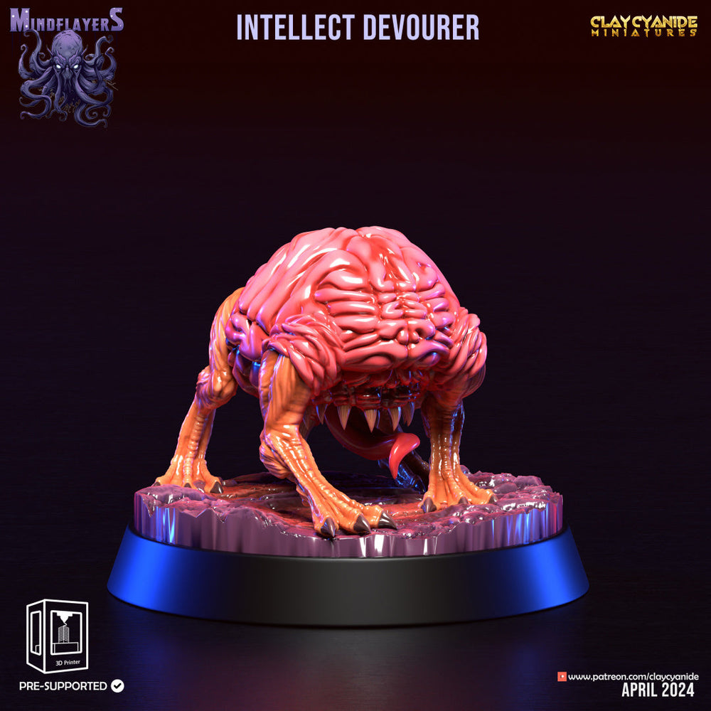 3D Printed Clay Cyanide Intellect Devourers 28 32 mm D&D (Online Only)