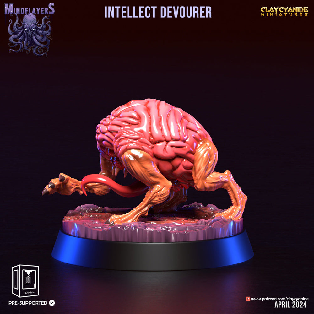 3D Printed Clay Cyanide Intellect Devourers 28 32 mm D&D (Online Only)
