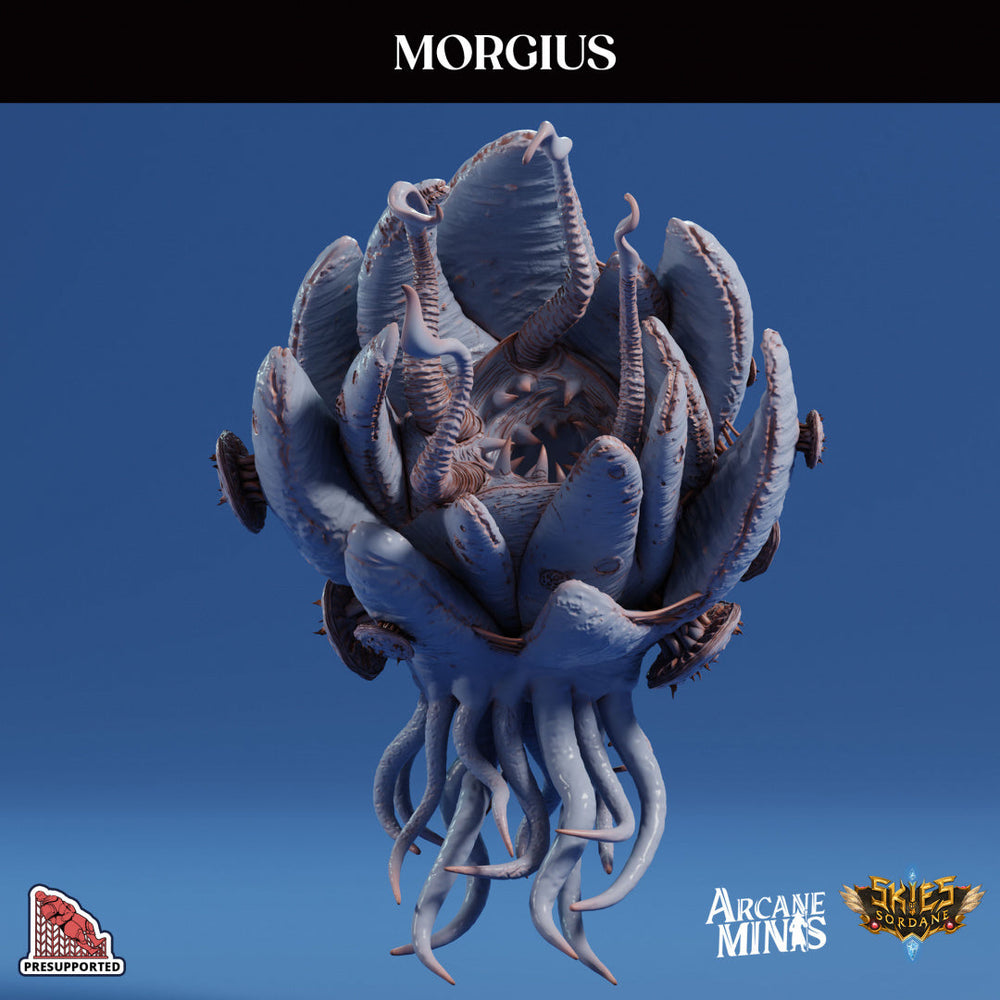 3D Printed Sordane Publishing Morgius 28 32mm D&D (Online Only)