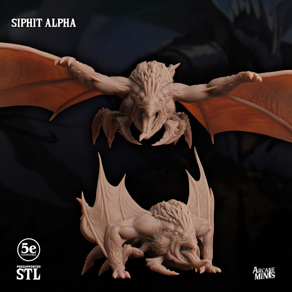 3D Printed Sordane Publishing Alpha Siphits 28 32mm D&D (Online Only)