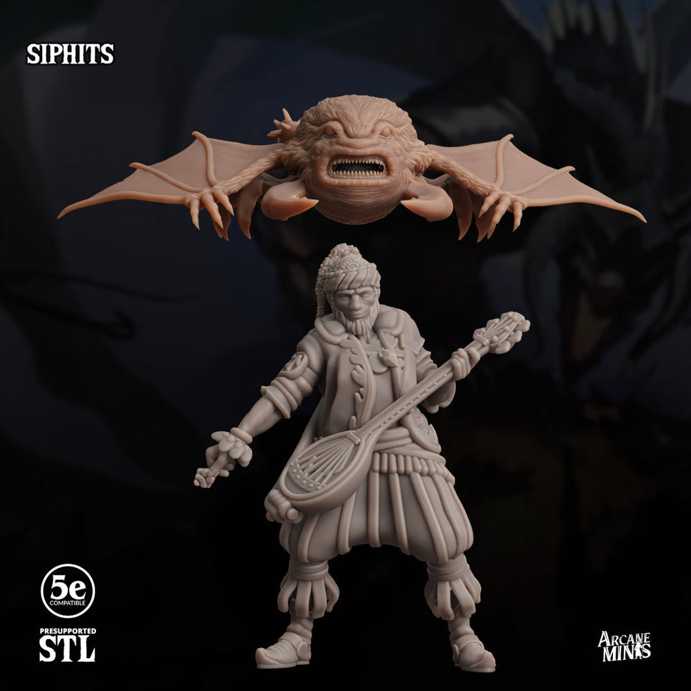 3D Printed Sordane Publishing Siphits 28 32mm D&D (Online Only)