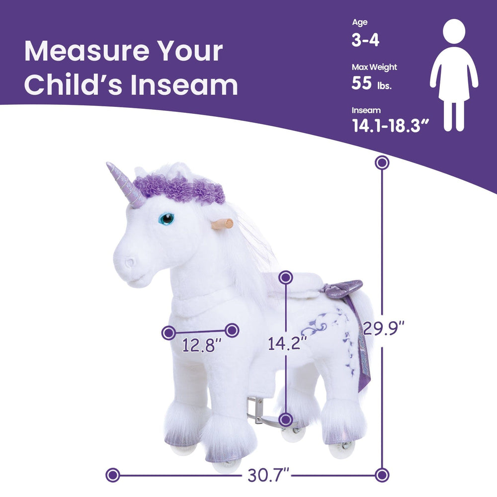 Model X Ride on Unicorn for Age 3-4 Purple (ONLINE ORDER ONLY)