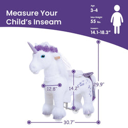 Model X Ride on Unicorn for Age 3-4 Purple (ONLINE ORDER ONLY)
