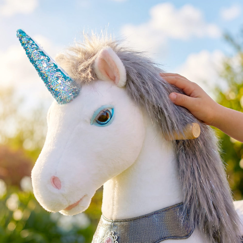 Model Y® Unicorn Ride-On Toy Age 3–4 – Grey