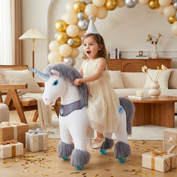 Model Y® Unicorn Ride-On Toy Age 3–4 – Grey