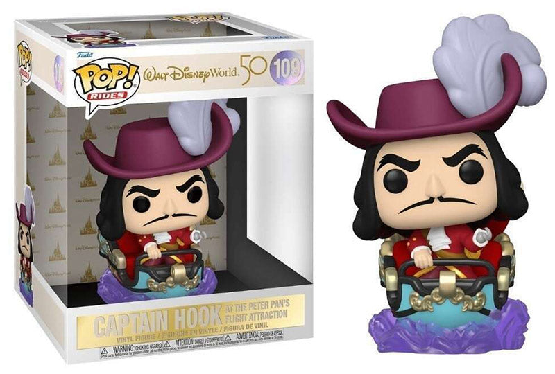 Captain Hook at the Peter Pan's Flight Attraction (Rides) 109 (Online Order Only)