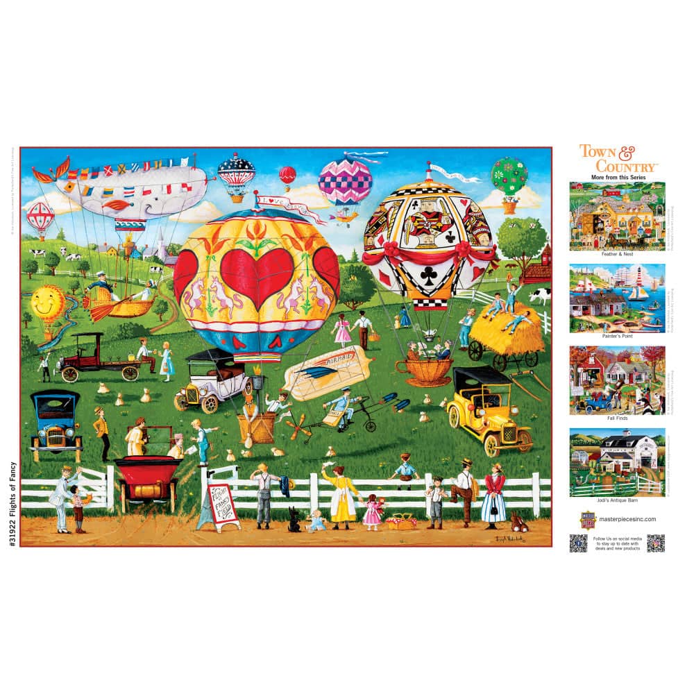 Town & Country - Flights of Fancy 300 Piece EZ Grip Jigsaw Puzzle