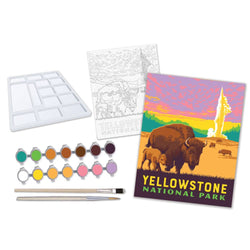 National Parks - Yellowstone Paint by Number (ONLINE ORDER ONLY)