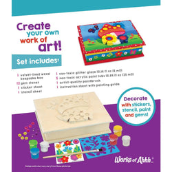 Magic Garden Keepsake Box Wood Craft & Paint Kit (ONLINE ORDER ONLY)