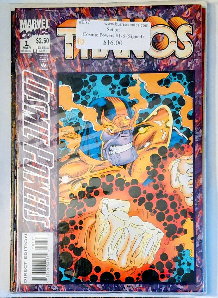 Comic Book Set: Cosmic Powers #1-6, Marvel Comics (Signed) (ONLINE ORDER ONLY)