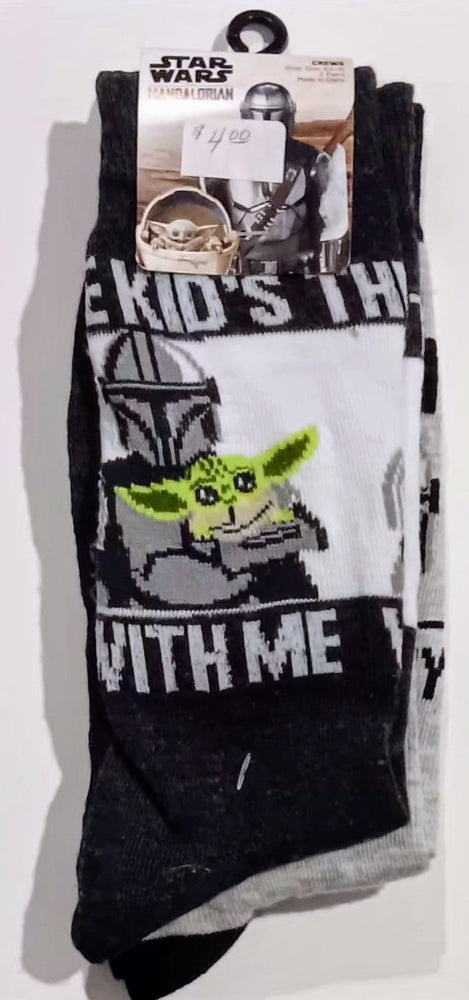 Star Wars Socks - Mandalorian Crew Socks (ONLINE ORDER ONLY)