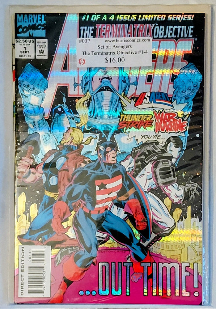 Comic Book Set: Avevgers Terminatrix Objective #1-4, Marvel Comics (ONLINE ORDER ONLY)