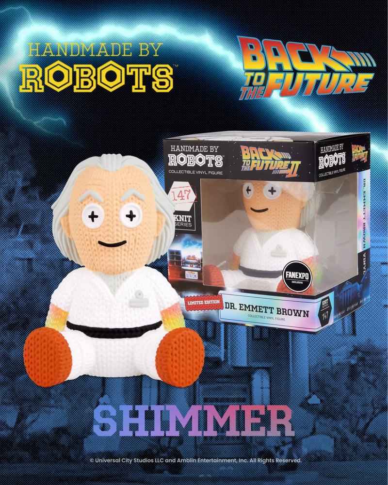 Back to the Future Part II Dr. Emmett Brown Collectible Vinyl Figure (Limited Edition Shimmer / Fan Expo Convention Exclusive) - #147 (ONLINE ORDER ONLY)