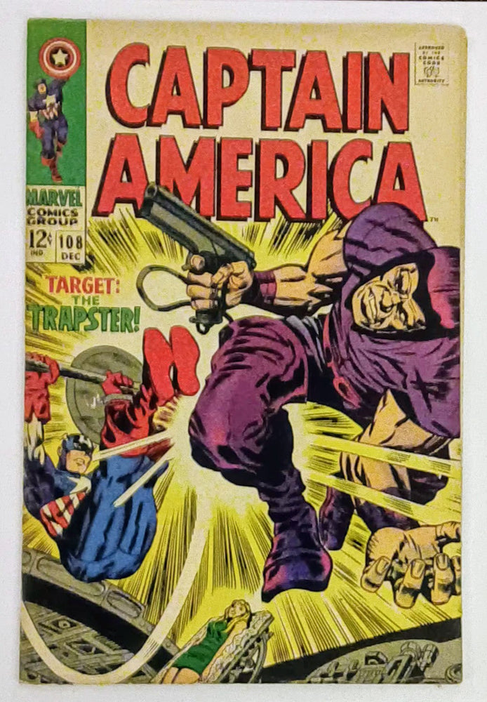 Captain America #108, Marvel Comics (December 1968, GD-) (ONLINE ORDER ONLY)