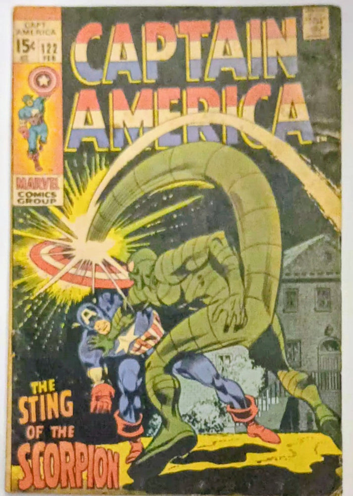 Captain America #122, Marvel Comics (February 1970, GD+) (ONLINE ORDER ONLY)