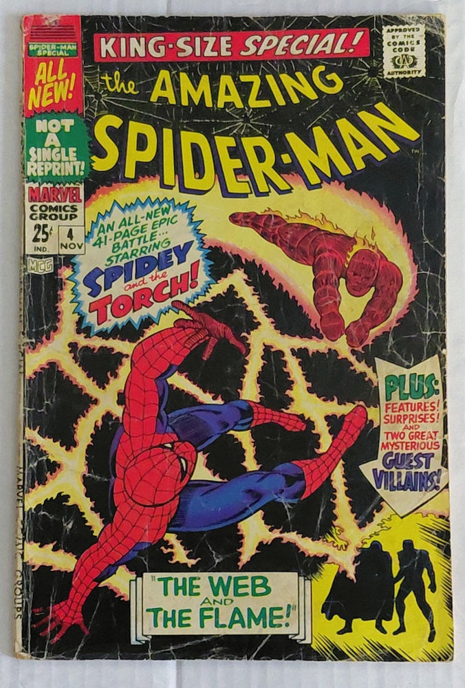 Amazing Spider-Man Annual #04, Marvel Comics (1967, Fair) (ONLINE ORDER ONLY)