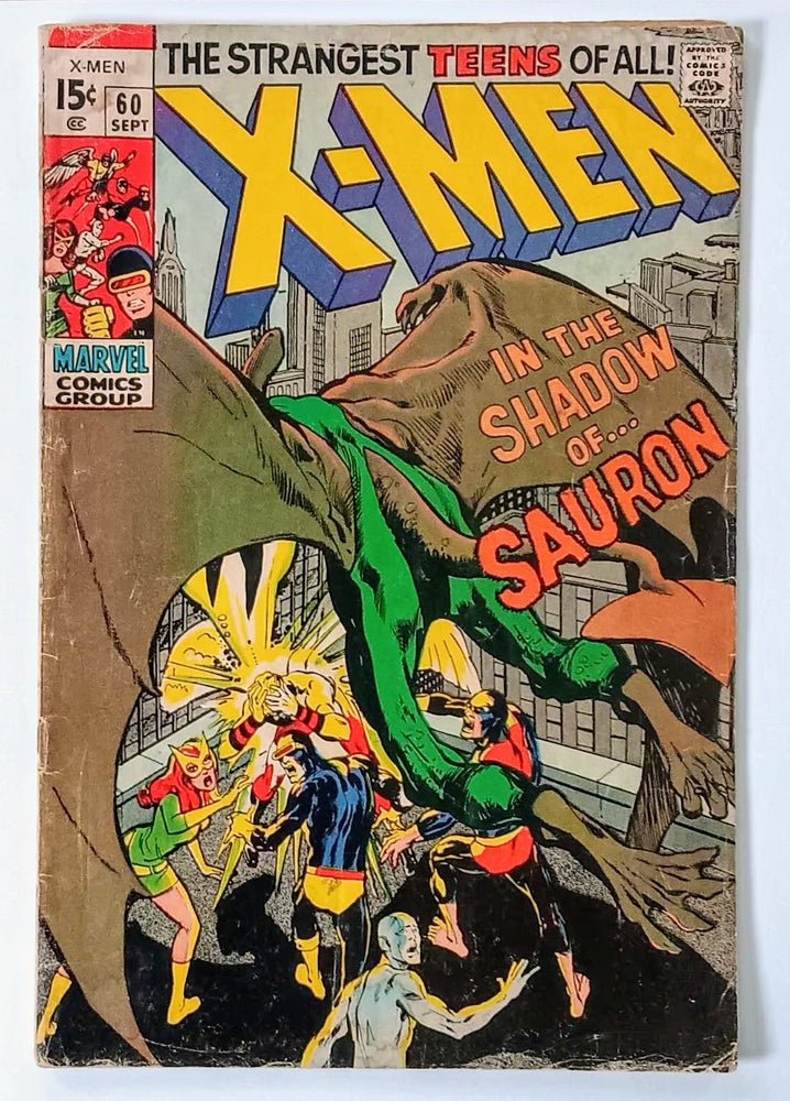 X-Men #060, Marvel Comics (September 1969, GD-) (ONLINE ORDER ONLY)