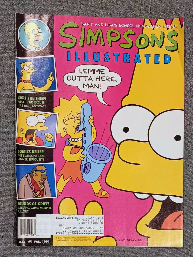 Simpsons Illustrated Magazine (Fall 1991) (ONLINE ORDER ONLY)