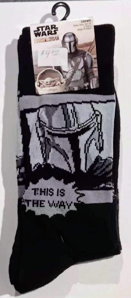 Star Wars Socks - Mandalorian Crew Socks (ONLINE ORDER ONLY)