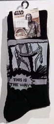 Star Wars Socks - Mandalorian Crew Socks (ONLINE ORDER ONLY)
