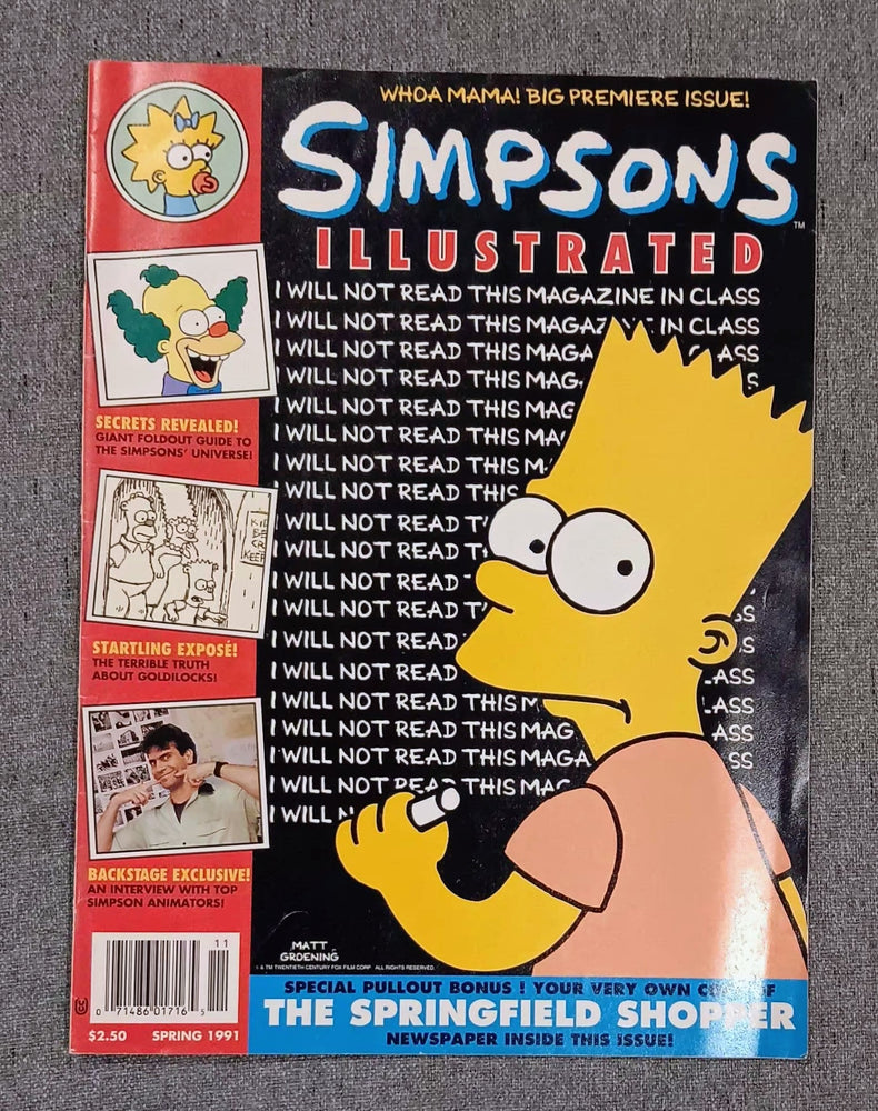 Simpsons Illustrated Magazine (Spring 1991) (ONLINE ORDER ONLY)