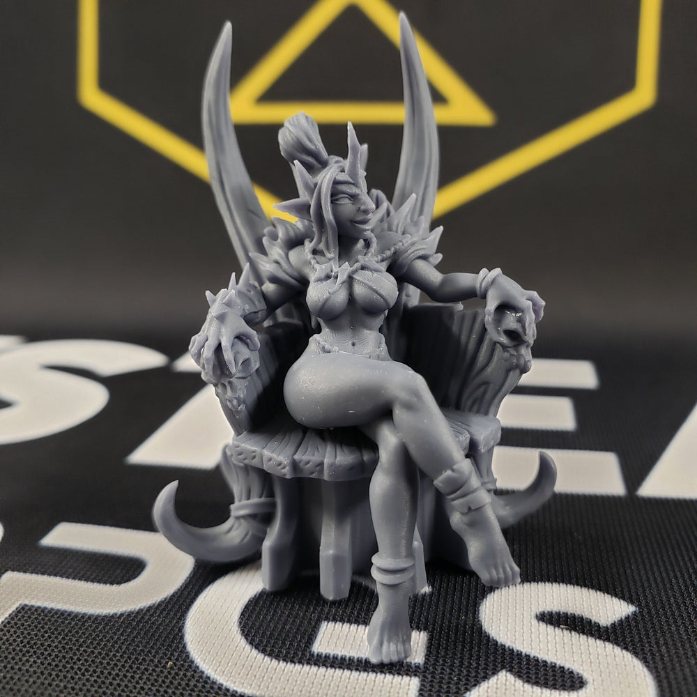 Queen Trixia (Female Hobgoblin on Throne) (Online Only)