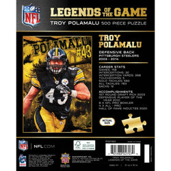 Legends of the Game - Troy Polamalu 500 Piece Jigsaw Puzzle