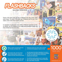 Flashbacks - Movie Posters 1000 Piece Jigsaw Puzzle (ONLINE ORDER ONLY)