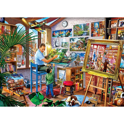 Masterpiece Gallery - Gallery on the Square 1000 Piece Jigsaw Puzzle (ONLINE ORDER ONLY)