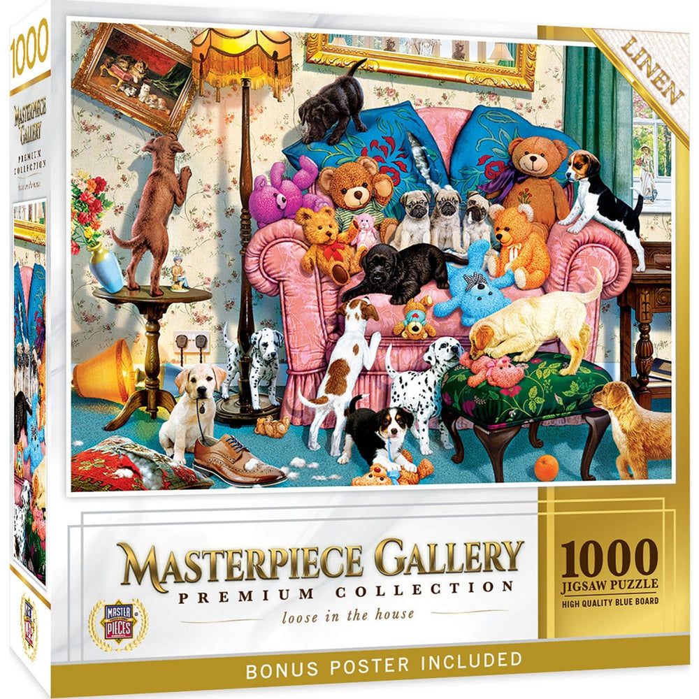 Masterpiece Gallery - Loose in the House 1000 Piece Jigsaw Puzzle (ONLINE ORDER ONLY)