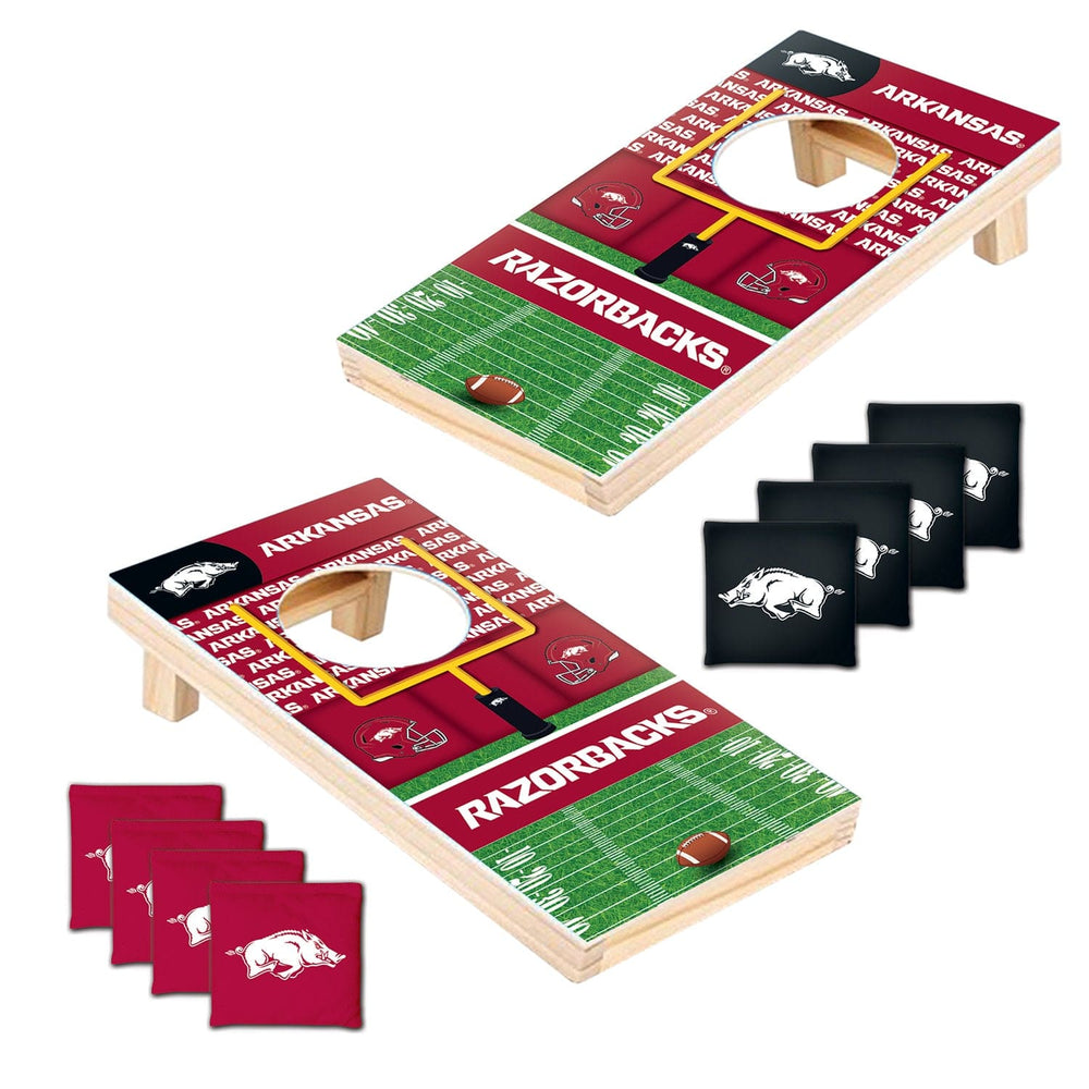 Arkansas Razorbacks - NCAA Tabletop Cornhole (ONLINE ORDER ONLY)