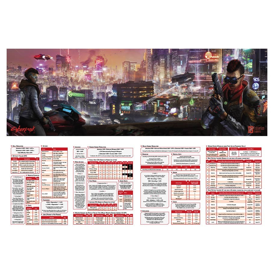 Cyberpunk Red: Data Screen (ONLINE ORDER ONLY)